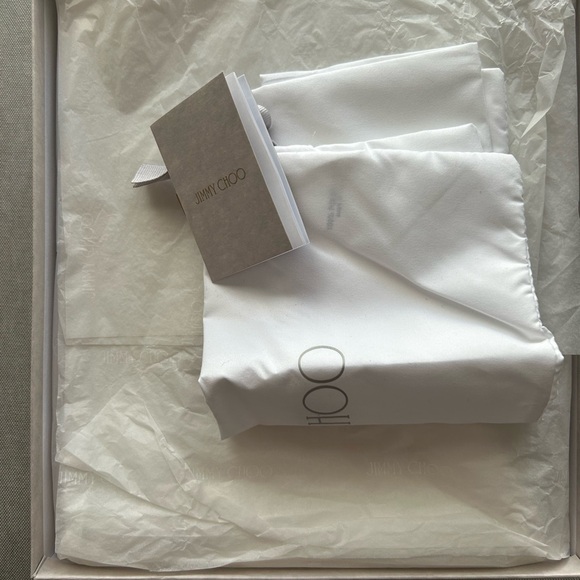 Jimmy Choo Delaney Champagne Wedge Sandals Sz41 - Picture 6 of 7